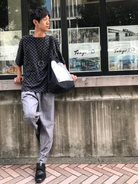 「GGD（ジージーディー）のアイテム（アクセサリー）」を使った、きょうすけさん（メンズ・175cm）の秋コーディネート