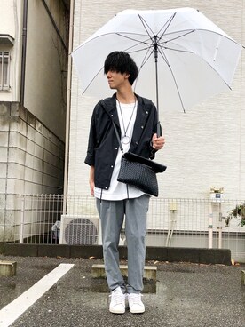 「GGD（ジージーディー）のアイテム（アクセサリー）」を使った、きょうすけさん（メンズ・175cm）の夏コーディネート