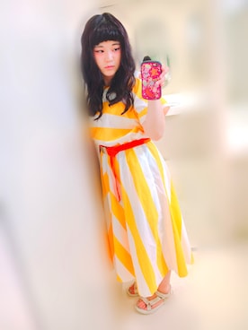 「アイテム（PC・スマホグッズ/家電）」を使った、さやかさん（レディース・158cm・20代）の夏コーディネート