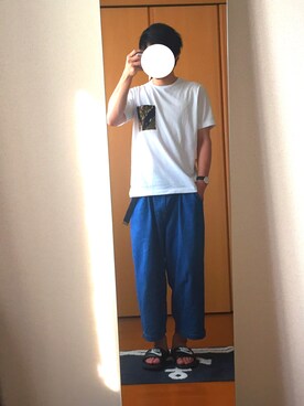 「ANALOG.（アナログ）のアイテム」を使った、しょーごさん（メンズ・168cm）の夏コーディネート