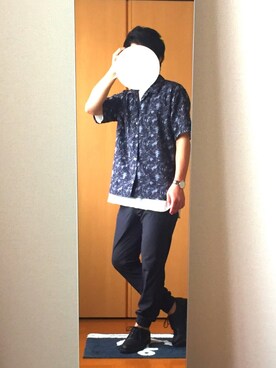 「ANALOG.（アナログ）のアイテム」を使った、しょーごさん（メンズ・168cm）の夏コーディネート