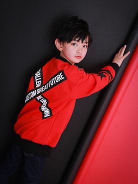 「RADCUSTOM」｜kokiさん（キッズ・120cm）の春コーディネート