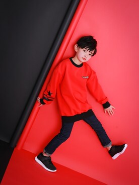 「RADCUSTOM」｜kokiさん（キッズ・120cm）の春コーディネート