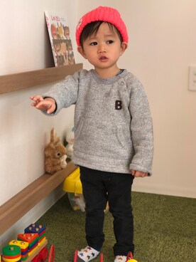 TOTAさん（キッズ・90cm）の冬コーディネート