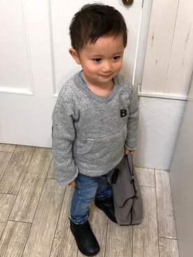 TOTAさん（キッズ・90cm）の冬コーディネート