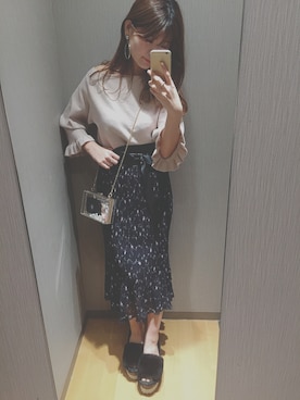 「アイテム（イヤリング）」を使った、jさん（レディース・160cm・20代）の春コーディネート