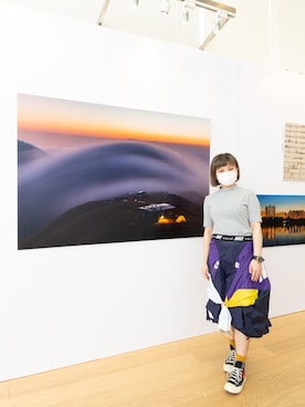 「スボーツミックス」｜「アイテム（腕時計）」を使った、shu.さん（レディース・148cm）の春コーディネート