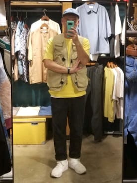 「Onitsuka Tiger（オニツカタイガー）のアイテム（スニーカー）」を使った、iuriurさん（メンズ・175cm）の春コーディネート