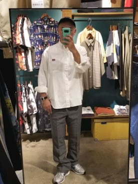 「BEN DAVIS（ベンデイビス）のアイテム（キャップ）」を使った、iuriurさん（メンズ・175cm）の夏コーディネート