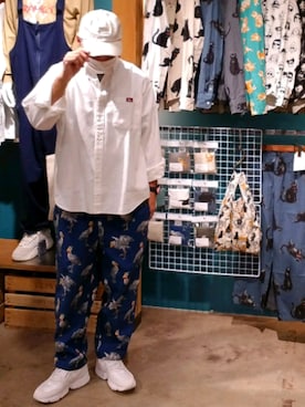「BEN DAVIS（ベンデイビス）のアイテム（キャップ）」を使った、iuriurさん（メンズ・175cm）の夏コーディネート