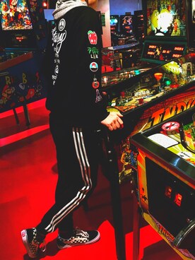 「old skool」｜箕土路 征さん（メンズ・185cm）の冬コーディネート