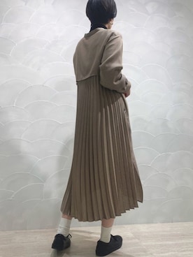 「CONVERSE TOKYO（コンバーストウキョウ）のアイテム」を使った、SARINAさん（レディース・168cm）の秋コーディネート