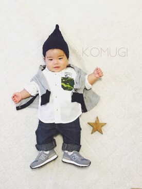 KOMUGIさん（キッズ・70cm）の秋コーディネート