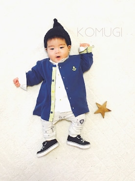 KOMUGIさん（キッズ・70cm）の秋コーディネート