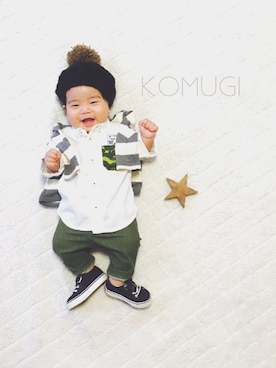 KOMUGIさん（キッズ・70cm）の秋コーディネート