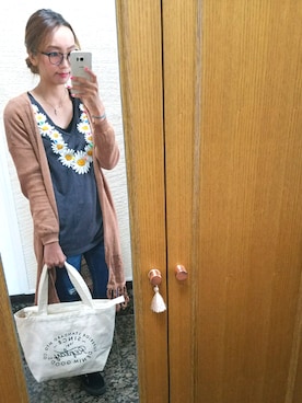 「刺繍」｜「アイテム（福袋/福箱）」を使った、sugarさん（レディース・164cm）の春コーディネート
