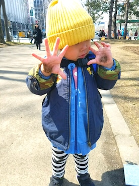 「BREEZE（ブリーズ）のアイテム（その他アウター）」を使った、sugarさん（レディース・164cm）の春コーディネート
