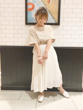 「アイテム（ピアス（両耳用））」を使った、ハルママ🐻‍❄️🩵さん（レディース・155cm・30代）の夏コーディネート