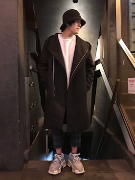 「アイテム（その他アウター）」を使った、GOSTARDEFUGA_RYOSUKEさん（メンズ・170cm・20代）の秋コーディネート