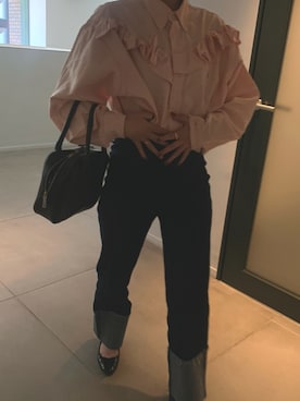 「OpenCLOSE（オープンクローズ）のアイテム（バッグ）」を使った、aaさん（レディース・163cm）の春コーディネート