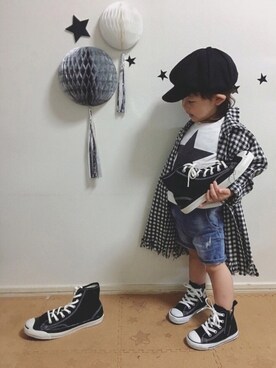 sTm.I✪⍟さん（キッズ・90cm）の春コーディネート