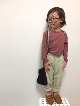 「オシャレパッソ」｜sTm.I✪⍟さん（キッズ・100cm）の秋コーディネート