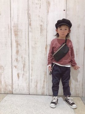 「オシャレパッソ」｜sTm.I✪⍟さん（キッズ・100cm）の秋コーディネート