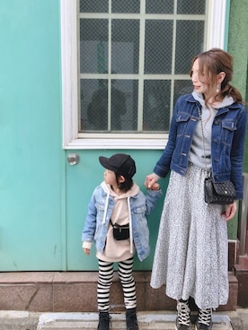 sTm.I✪⍟さん（キッズ・100cm）の春コーディネート