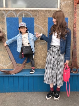 sTm.I✪⍟さん(キッズ・100cm)の春コーディネート