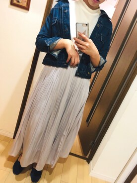 「LOUNGEDRESS（ラウンジドレス）のアイテム（ジャケット/アウター）」を使った、m.さん（レディース・168cm）の春コーディネート