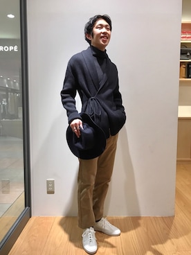 「DESCENTE（デサント）のアイテム」を使った、naoyakatoさん（メンズ・167cm）の冬コーディネート