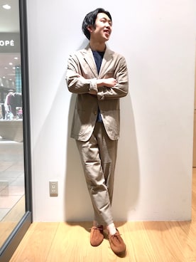 「DESCENTE PAUSE（デサントポーズ）のアイテム」を使った、naoyakatoさん（メンズ・167cm）の春コーディネート