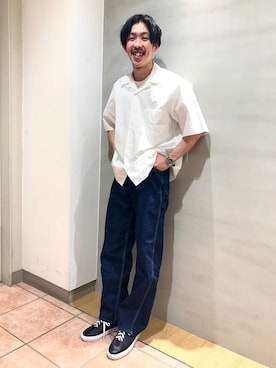 「orSlow（オアスロウ）のアイテム」を使った、naoyakatoさん（メンズ・167cm）の春コーディネート