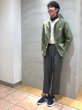 「cellar door」｜「アイテム（スニーカー）」を使った、naoyakatoさん（メンズ・167cm）の春コーディネート