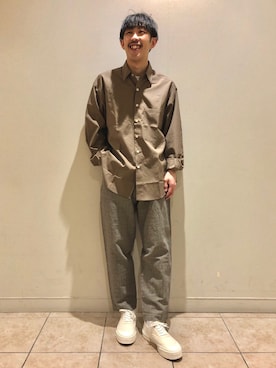 「Kaptain Sunshine（キャプテン サンシャイン）のアイテム」を使った、naoyakatoさん（メンズ・167cm）の春コーディネート