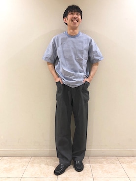 「orcival」｜「アイテム（スリッポン）」を使った、naoyakatoさん（メンズ・167cm）の春コーディネート