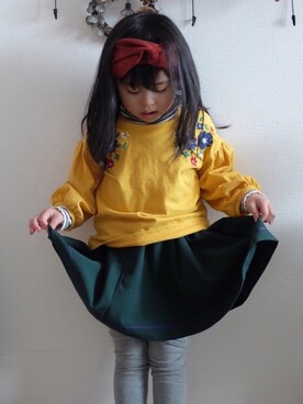 こにぎりさん（キッズ・110cm）の冬コーディネート