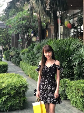 「MDS（エムディーエス）のアイテム」を使った、Sy Wongさん（レディース・164cm）の夏コーディネート