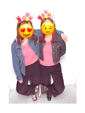 「GRL（グレイル）のアイテム（デニムジャケット）」を使った、mさん（レディース・160cm）の春コーディネート