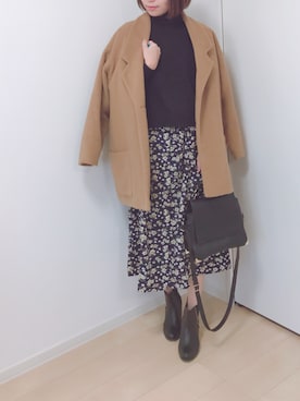 ワンピース ドレスを使った ショートボブ の人気ファッションコーディネート 髪型 セミロングヘアー Wear