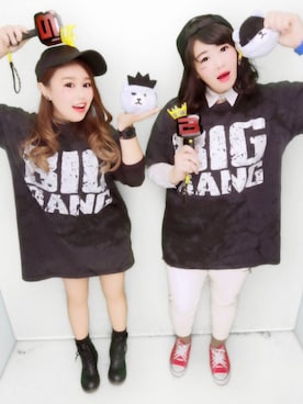 「BIGBANG」｜こぶさん（レディース・150cm・10代）の冬コーディネート