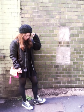 「URBAN RESEARCH（アーバンリサーチ）のアイテム（MA-1）」を使った、mさん（レディース・151cm）の春コーディネート