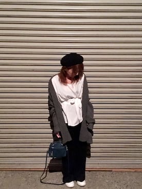 mさん（レディース・151cm）の秋コーディネート