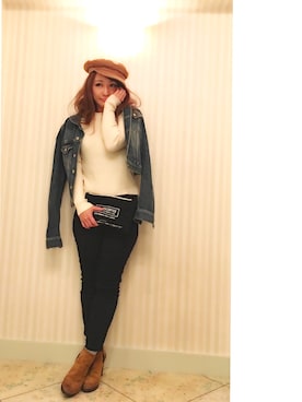 mさん（レディース・151cm）の秋コーディネート