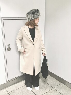 mさん（レディース・151cm）の冬コーディネート