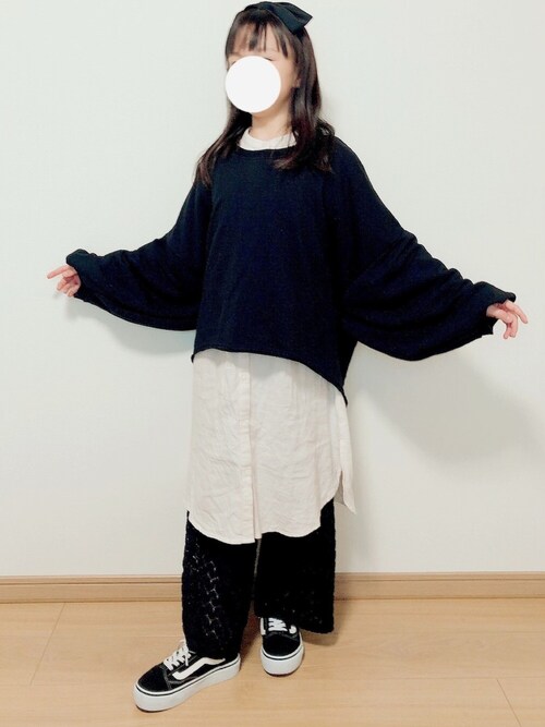 Dholic ディーホリック のスウェットを使ったキッズ人気ファッションコーディネート Sciaky