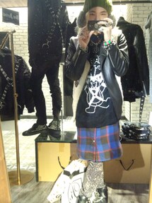 GLAD NEWS | ボア切り替えフェイクレザーライダース(ライダースジャケット)