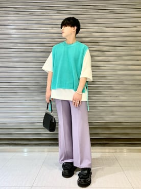 ぽんすさん（メンズ・171cm）の夏コーディネート