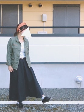 「RIP THE SWELL（リップザスウェル）のアイテム」を使った、はるさん（レディース・153cm）の春コーディネート
