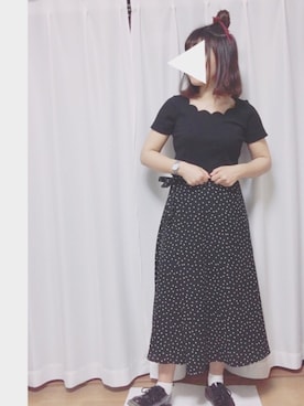 「RIP THE SWELL（リップザスウェル）のアイテム」を使った、はるさん（レディース・153cm）の春コーディネート